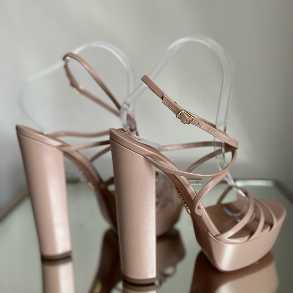 New AQUAZZURA Gin 140 Leather Platform Sandals - Pastel Pink
$895 40 - Picture 10 of 15
